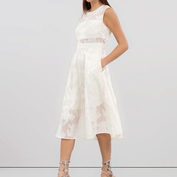 Size 10 Rachel Roy Ivory dress - Picture 2 of 8